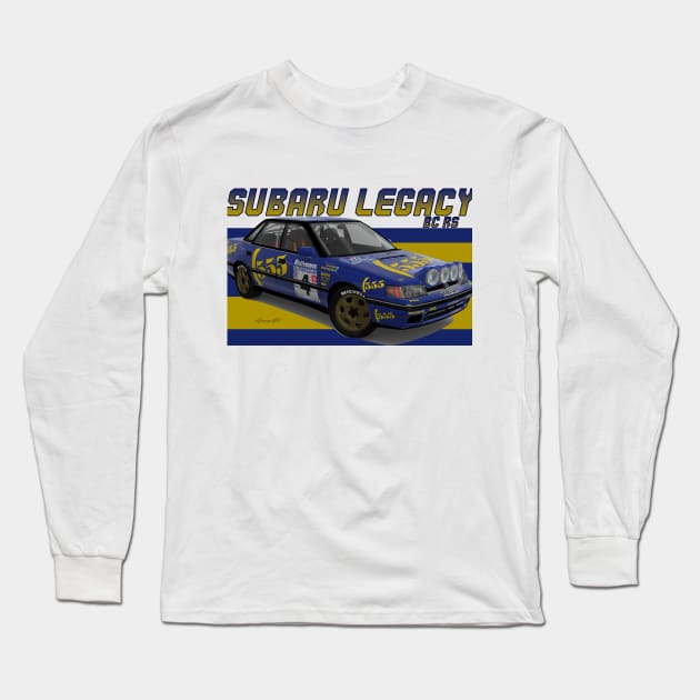 Subaru Legacy BC RS Long Sleeve T-Shirt by PjesusArt